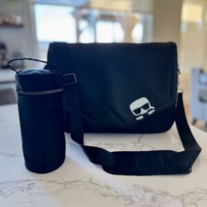 Karl Lagerfeld Diaper Bag Peekaboo print